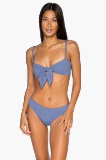 Honrane Women Bikini Set Pure Color Women